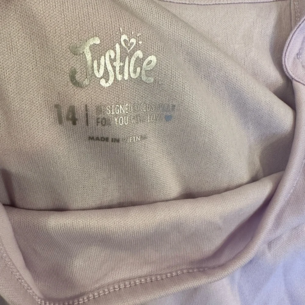 Justice 3 piece‎ set jumper tank and blouse size 14